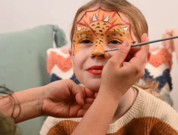 tutorial schminken drache kind