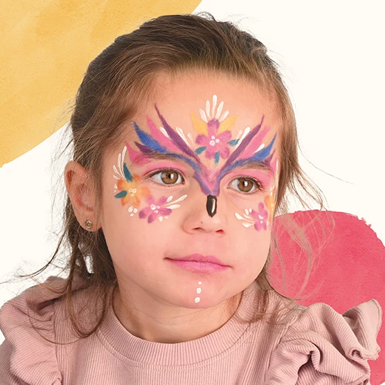 children's owl make-up tutorial