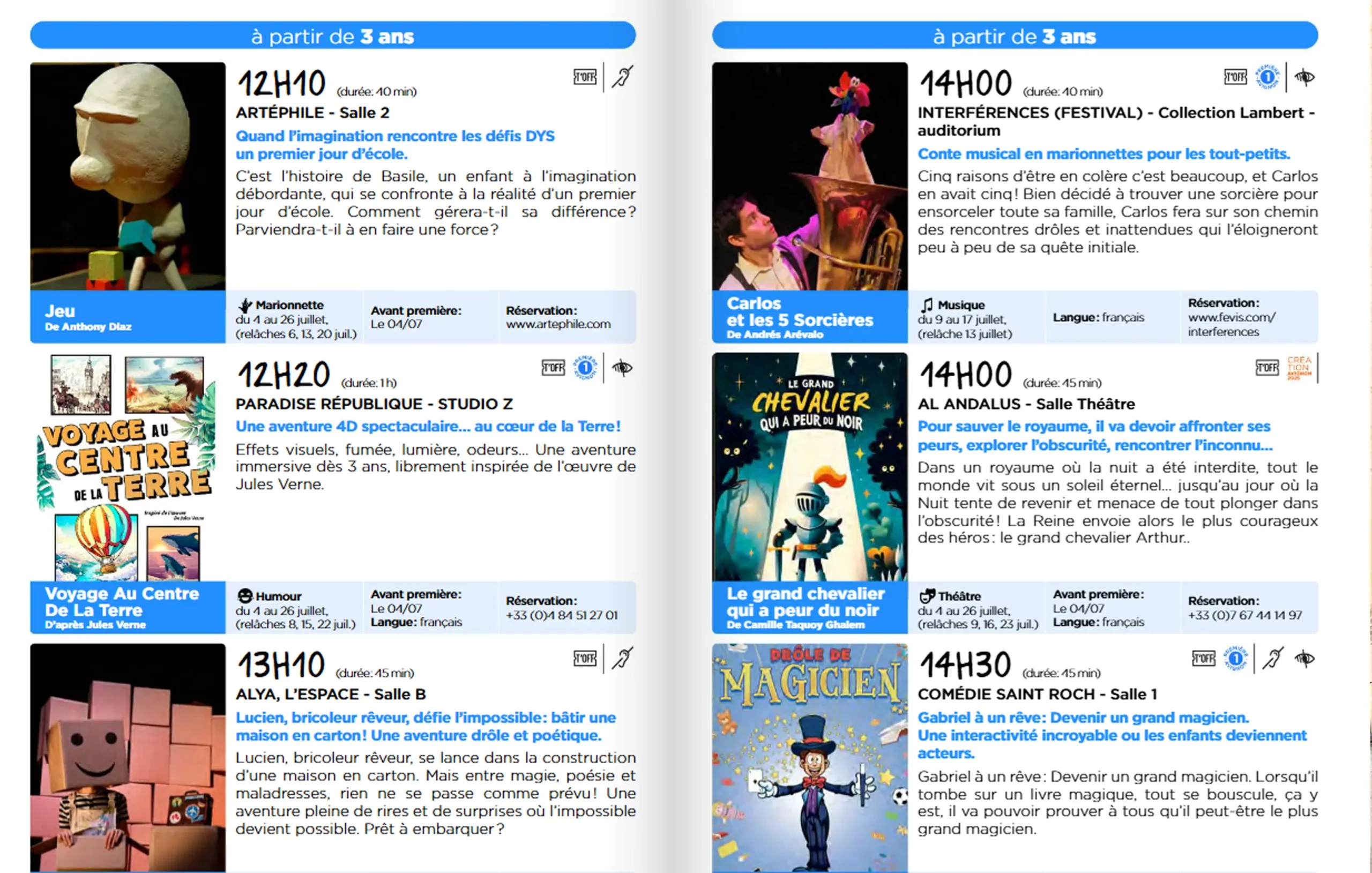 programme festival avignon