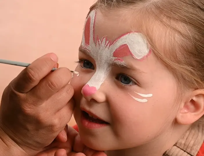 tutorial schminken hase kind