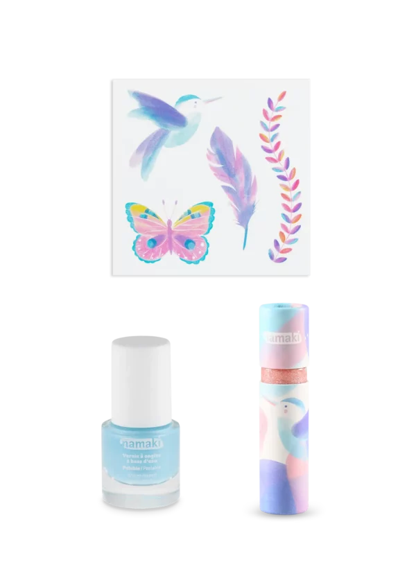 coffret trio de produits de maquillage enfants