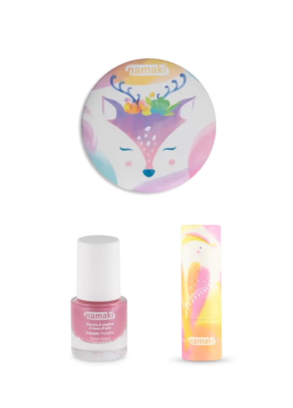 coffret trio de produits de maquillage enfants