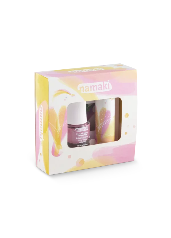 coffret trio de produits de maquillage enfants