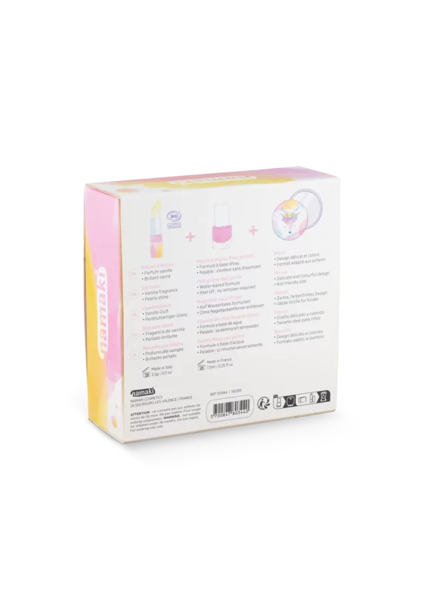 coffret trio de produits de maquillage enfants
