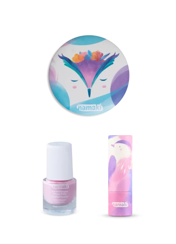 coffret trio de produits de maquillage enfants