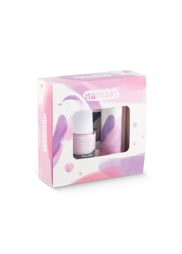 coffret trio de produits de maquillage enfants