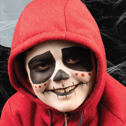 tuto maquillage enfant squelette mexicain