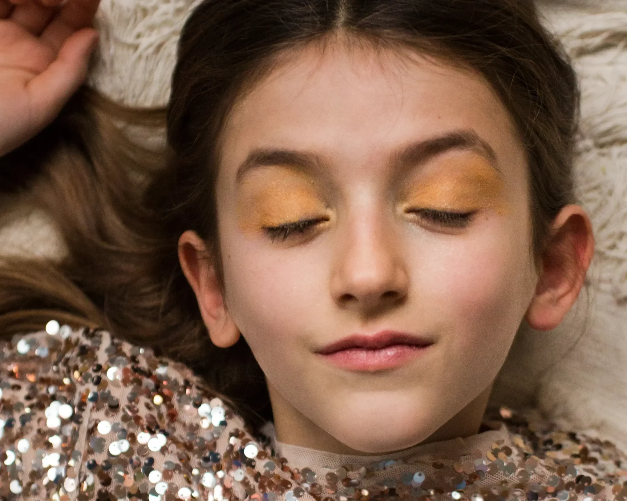 fards à paupières pailleté