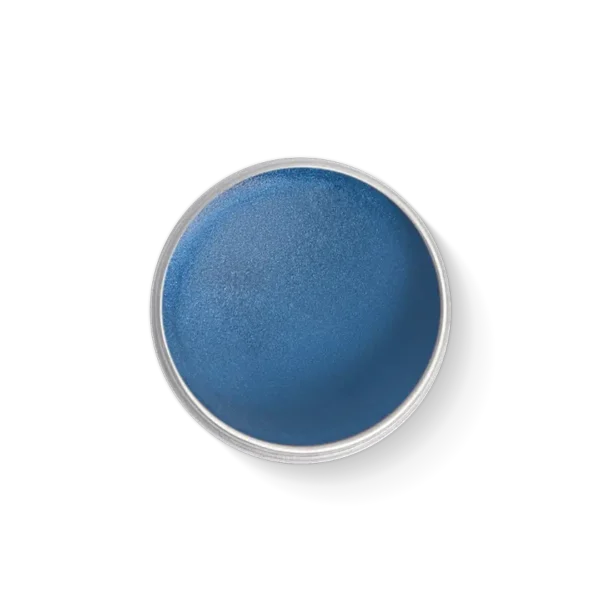 fard de maquillage bleu