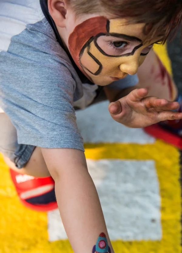 maquillage enfant super héros