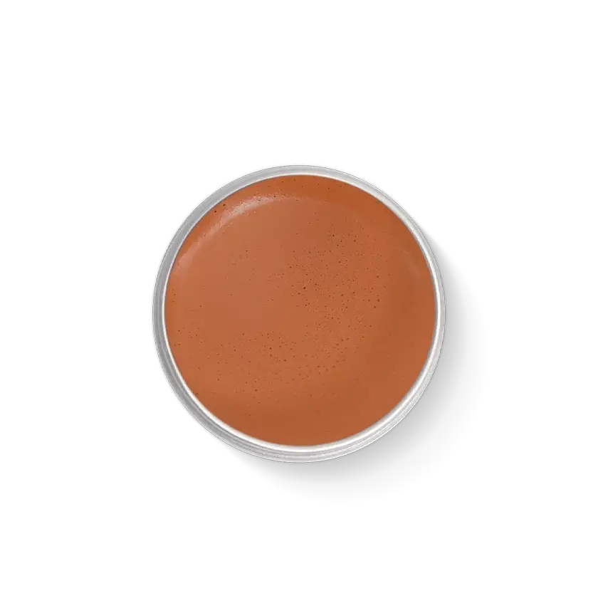 fard de maquillage orange