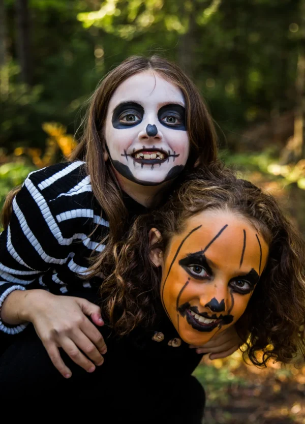 photo enfants maquillés Halloween