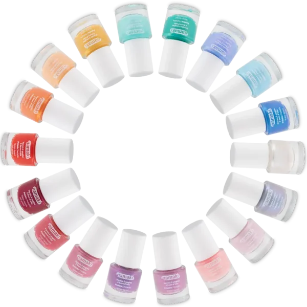18 teintes vernis à ongles enfants