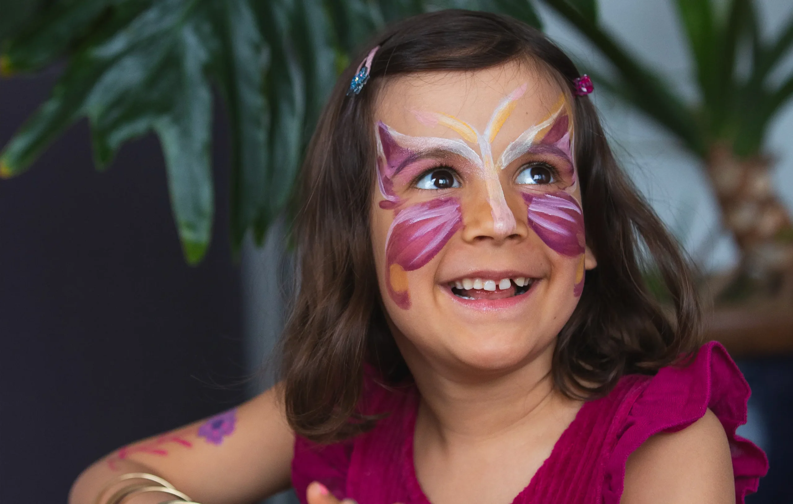 Kinderschminken Schmetterling